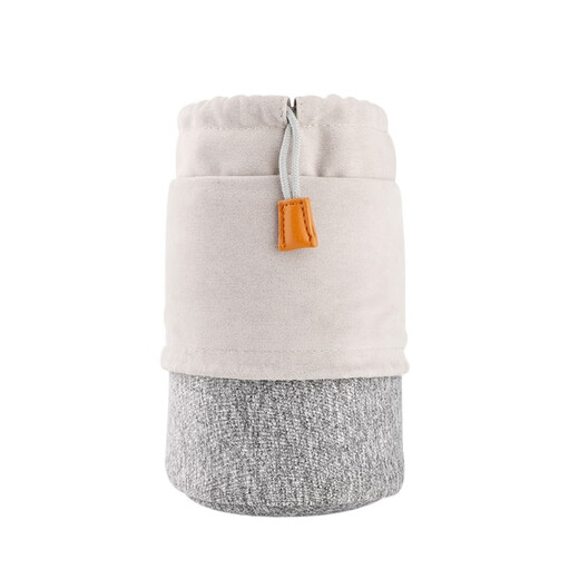 Zhuoer K&F Concept Lens Bag SLR Lens Storage Bag Outdoor Portable Micro Lens Storage Bag Liner Bag Lens Bag Tube Suitable for Canon Nikon Sony Gray