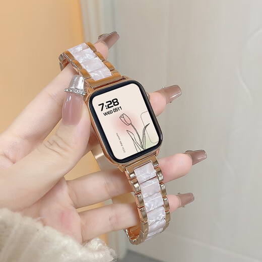 适用于华为机智能手表女士watch gt5可拨打电话NFC支付运动心率睡 玫金冰脂【接拨打电话+NFC+支付