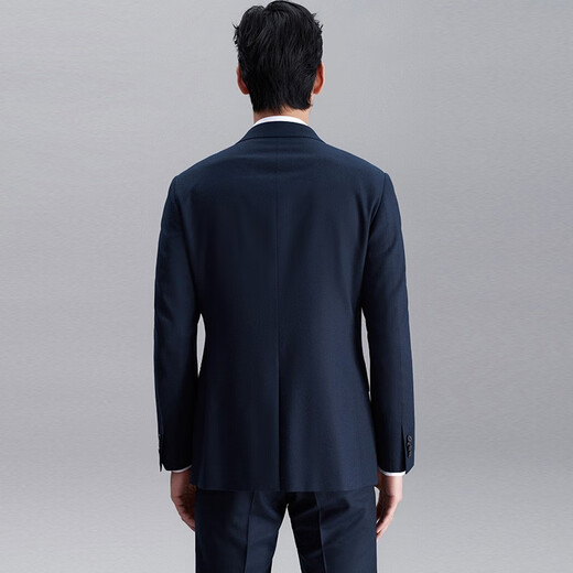 报喜鸟西服男装外套（单上衣）【优选】商务正装休闲西服男羊毛西装 蓝绿色净色（单上衣） 50 A(180/100)