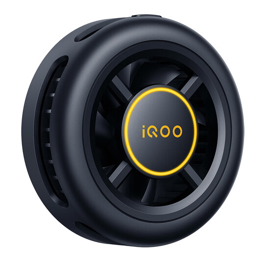 vivoiQOO磁吸散热背夹冰影黑-7℃聚冷散热直播降温神器(内赠引磁片)适配苹果小米华为一加黑鲨努比亚
