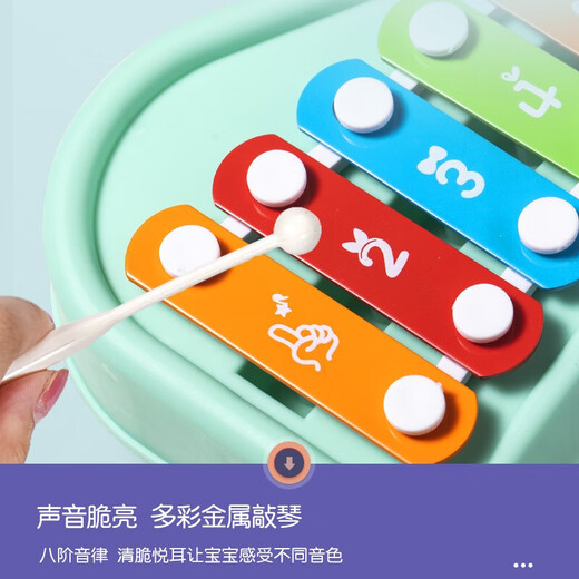 Dimanqi Kinderspielzeug Bayin Handklopfen Klavier 1-2 Jahre altes Baby früh Bildung Bayin Phoenix Baby Percussion Instrument Geburtstagsgeschenk