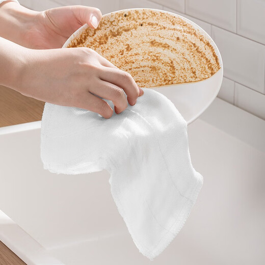 Camellia rags, absorbent kitchen dishcloths, tablecloths, thickened housekeeping cleaning supplies rags, 10 pieces, 10 pieces