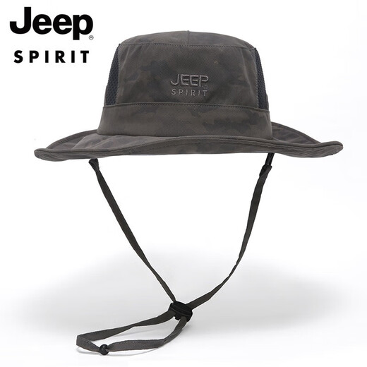 吉普（JEEP）帽子男薄透气夏季遮阳帽男女士休闲户外太阳帽运动骑行防晒渔夫帽