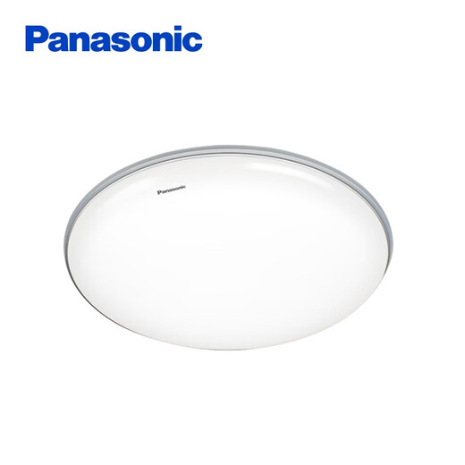 松下（Panasonic） led吸顶灯简约素白阳台灯过道玄关灯圆型卧室吸顶灯 18W双银边卧室吸顶灯 HHXC1048L