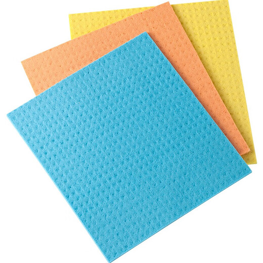 Plazotta seit 1893 Germany multi-purpose super absorbent kitchen dish towel, floor rag, scouring pad not easy to shed lint, six-piece pack