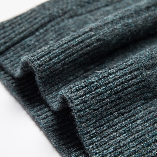Kangaroo Herrendicke Strickjacke, Herbst- und Winter warmes Revers Reißverschluss, echter Pocket-Strickpullover, mittelgrau 175/xl/115 (empfohlen 140-160jin [Jin ist gleich 0,5 kg])