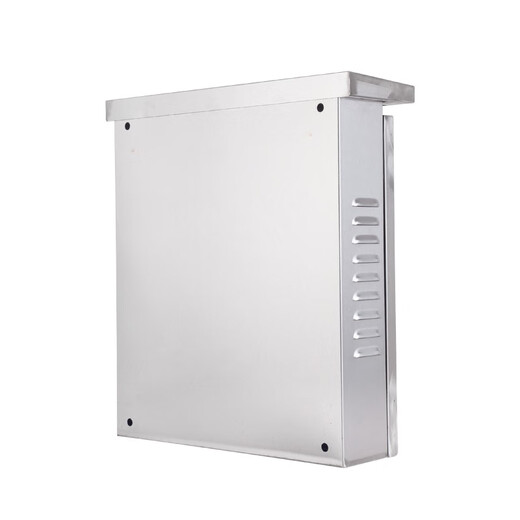 Roots indoor and outdoor stainless steel meter box surface-mounted single-phase prepaid plug-in card transparent box for household use 304 can be customized Outdoor single-family meter box 400 250 100