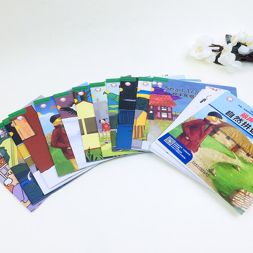 Sélection des séries] Société des études étrangères Lisheng Polaris Natural Pinning Picture Livre niveau 123456 Natural Pinning Manuel de classement Enfant English Grading Picture Livre de classement d'anglais Enfant English Picture Book Primary School Grading Natural Natural Pinning Picture Book Niveau 5 Volume 12 (Lire en cinquième année)