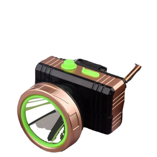 Humian headlamp led strong light long-range lithium battery rechargeable outdoor night riding fishing head-mounted miner's lamp high brightness flashlight lithium battery + two-speed dimming charging 10000k