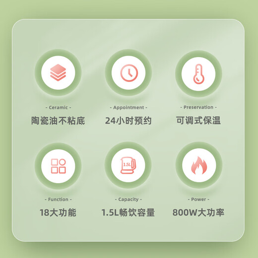 LOTOR health pot mini teapot office kettle electric kettle home teapot glass health pot one person teapot white upgraded non-stick bottom 1.5L