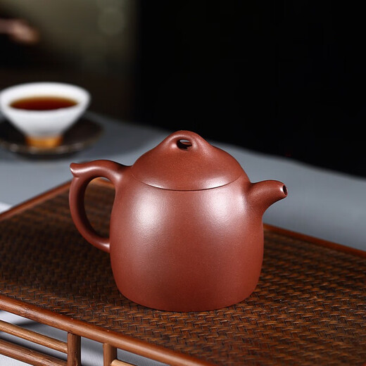 Hidden Pot World Yixing Purely Handmade Purple Clay Pot Original Mine Bottom Trough Qing Dynasty Famous Kung Fu Teapot Tea Set Qin Quan Pot Small Style