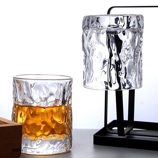 Ekaza Ting glass glacier whiskey beer wine glass XO liquor glass white wine glass water glass hotel household juice cup transparent style 1