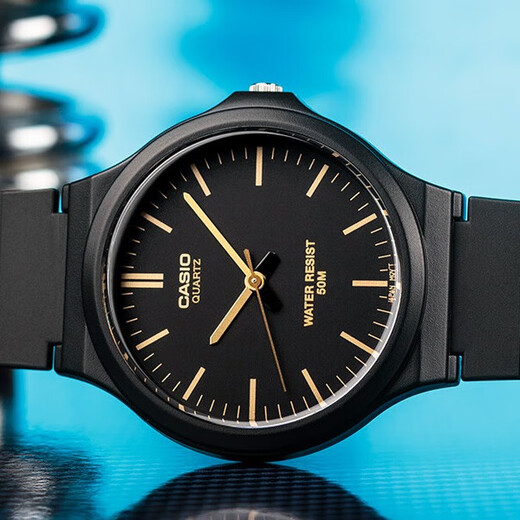 Casio (CASIO) watch men's small black watch timing student high school and high school exam watch unisex couple men's and women's quartz watch MW-240-1E2