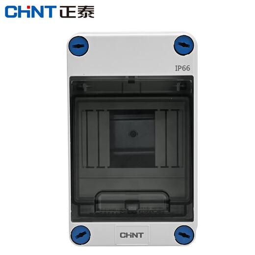 Chint NEX5-F10400 waterproof strong current box circuit breaker waterproof box outdoor rainproof distribution box surface-mounted 4 circuits (empty box)