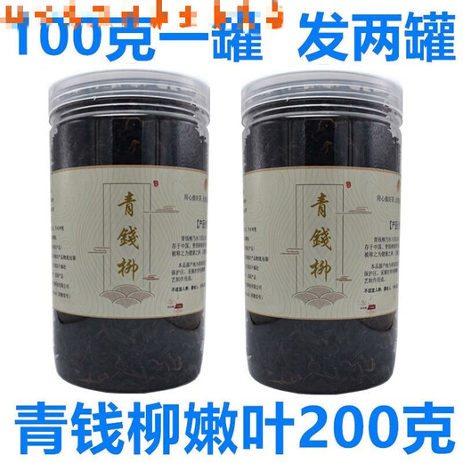 Jingshi Yue Tea Green Money Willow Tabage Feuilles Golden Money Willow Tea Tende Feuilles Green Money Willow 50g