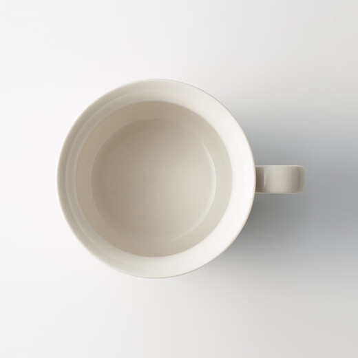 MUJI rice porcelain cup, water cup, coffee cup, home simple, about 330ml 4S