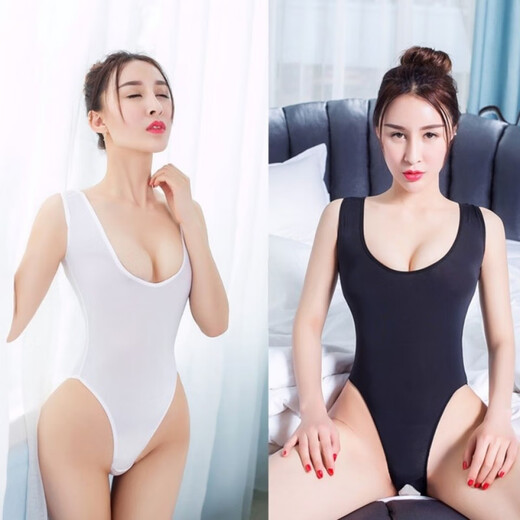 Sexy swimsuits, women's pajamas, all large sizes, open crotch jumpsuits, high-cut swimsuits, sexy pajamas, tight women's underwear, white clothes, open styles, large sizes recommended 140-175 Jin Jin equals 0.5 kg