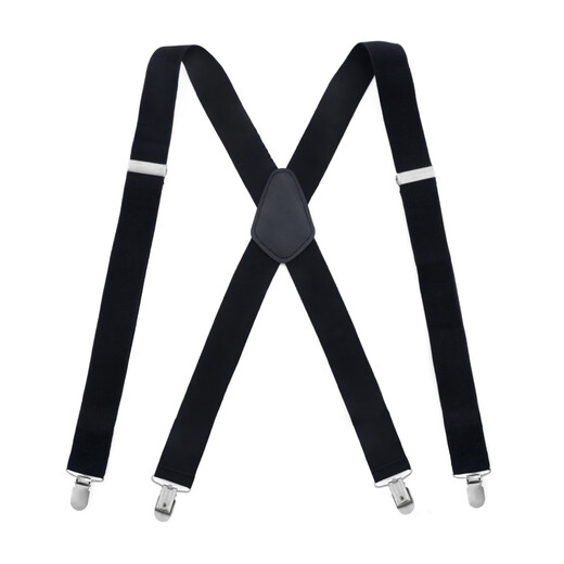 Beijing zhi clip de correa masculina pantalones adultos pantalones con correa para correa de la correa de la correa de la correa macho y femenino correa de hombro elástica [negro] clip de correa 1 [hombres y mujeres universales/alta longitud elástica ajustable]