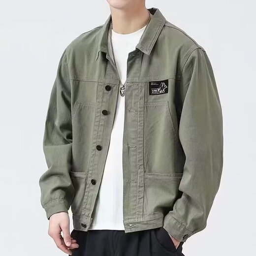 Vancl (Vancl) [Empfohlen von Lei Jun] Jacke für Herren Frühling und Herbst 2024 Neues Hemd Revers Herbst Herren Work Jacket Frühherbst-Kleid Top [Aktualisierte Version] K12806 Black 3xl [vorgeschlagen 155-168jin [Jin Equals Equals]]