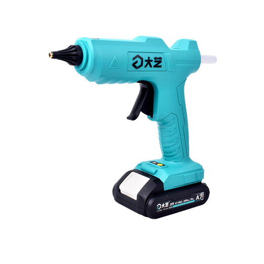 Renjuyi customized lithium electric hot melt glue gun for home children handmade universal rechargeable glue gun glue stick A7-3502 A73502 2000 mAh one charge one charge (glue stick included)