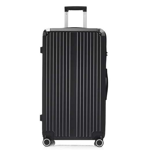 Fandia suitcase men's 32-inch large-capacity leather case oversized trolley case large-size women's suitcase password box black