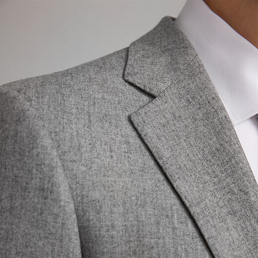 BAROMON British 100% wool suit men's light formal suit men's complete set men's business groom wedding light brown color 175B please note the size of the trousers