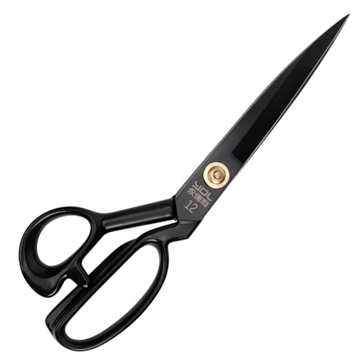 Yongdeli tailor scissors manganese steel clothing cutting large scissors for sewing 8-12 inches 10 professional tailor scissors Yongdeli No. 11 black blade tailor scissors (rust-proof pair