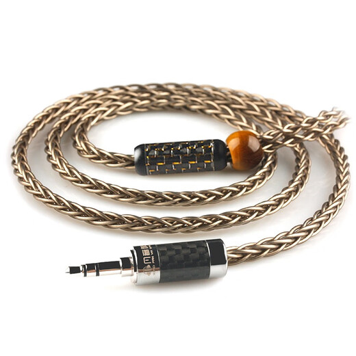 
Xiaofan MM Momo mmcx se846hd800w60 gray yellow oriole qdc frozen single crystal silver earphone upgrade cable non-freezing version 4-in-1 plug/1.1 meters