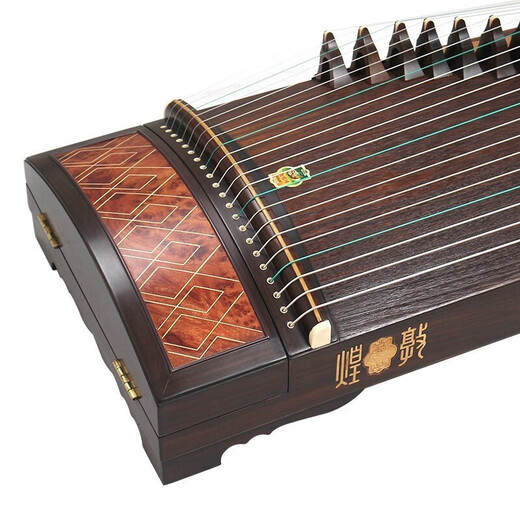 
Dunhuang brand Dunhuang Guzheng 9DH695OOE like water flowing in the year black rosewood high-end performance Shanghai folk musical instrument factory 9DH695OOE like water flowing in the year