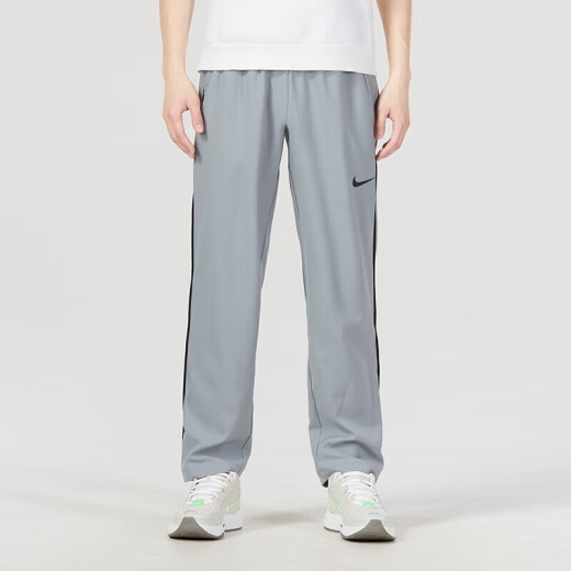 耐克（NIKE）男裤子2025年夏季款运动裤梭织长裤时尚卫裤舒适快干休闲裤男 DM6627-073/快干/灰色 L