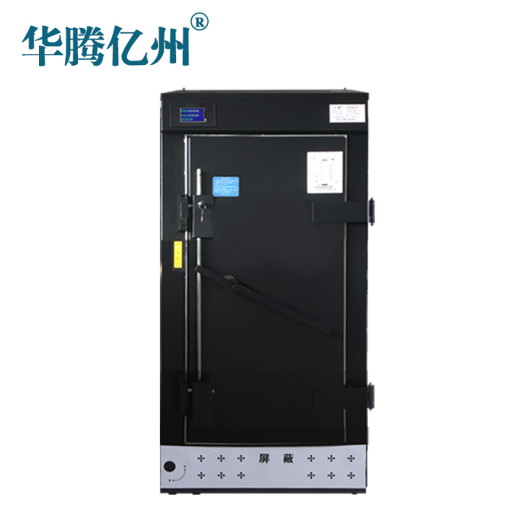 华腾亿州HTYZ-PG型电磁屏蔽机柜 网络服务器保密机柜电磁防泄漏 涉密C级屏蔽柜 G7027A 高1600宽700深1000 27U 带门禁款