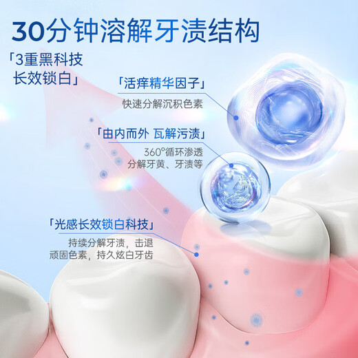 SMILEKIT Whitening Teeth Strips, Teeth Whitening Remove Yellow, Whiten and Brighten Teeth Stains, Remove Stains, Portable Sparkling White Teeth Whitening Strips, 1 box trial pack [7 pairs of 14 patches]