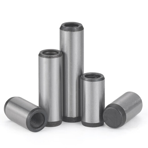 XMSJ430 hardened quenched internal thread cylindrical pin GB120 positioning pin tapping pin extraction pin 45 steel 25 140 internal teeth M161