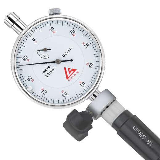 Three-quantity inner diameter gauge inner diameter dial indicator 18-35mm inner diameter meter digital display cylinder gauge cylinder gauge JD218 range 160-250mm