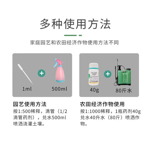 Multi-effect plant chlormequat chlormequat growth regulator universal growth regulator for flowers and trees, strawberry and wheat, 40ml