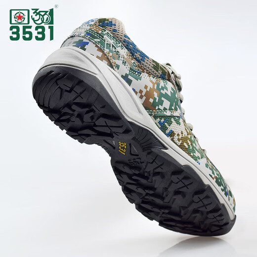 
3531 new style camouflage liberating shoes spring and summer military training physical training shoes ultra-light running shoes labor protection rubber shoes camouflage shoes 3531 07 camouflage 42