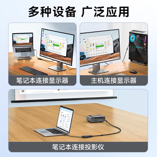 Shanze VGA-Kabel in technischer Qualität, doppelter Magnetring, HD-Video-Adapterkabel, Computer-Host-Notebook-Anschluss, Monitor, TV-Projektor, 3+6 reines Kupferkernkabel, 2 Meter, VM-2020