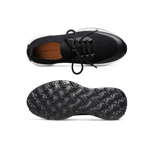 
THOM WILLS summer breathable single mesh sports shoes men's black men's shoes running shoes casual mesh shoes thin and lightweight black G681 39 / 6.5 size
