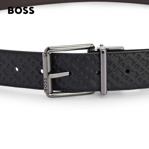 Boss Herren-Alphabet-Muster von Herren und doppelte Farbleder-Doppel-Seite 002 117 cm