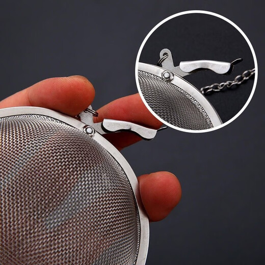 Sheng Gongman seasoning new ball bag stainless steel marinade seasoning ball soup stew aniseed spice box flavor 304 medium seasoning ball 7 cm