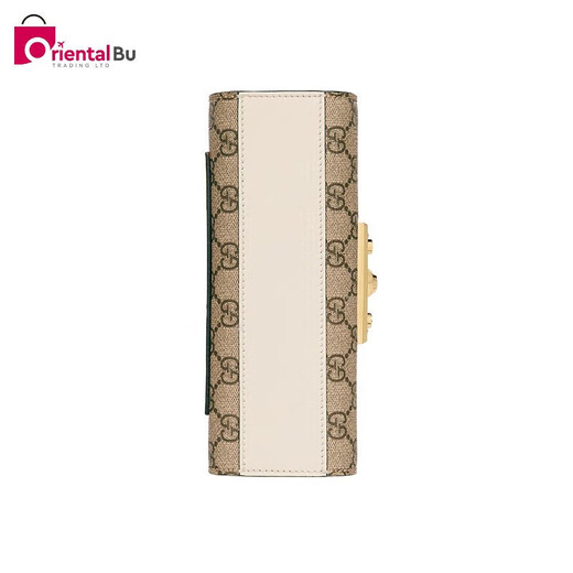 古驰（GUCCI）女包Padlock系列单肩包GG小号链条包 KLQJG 9763米色预售