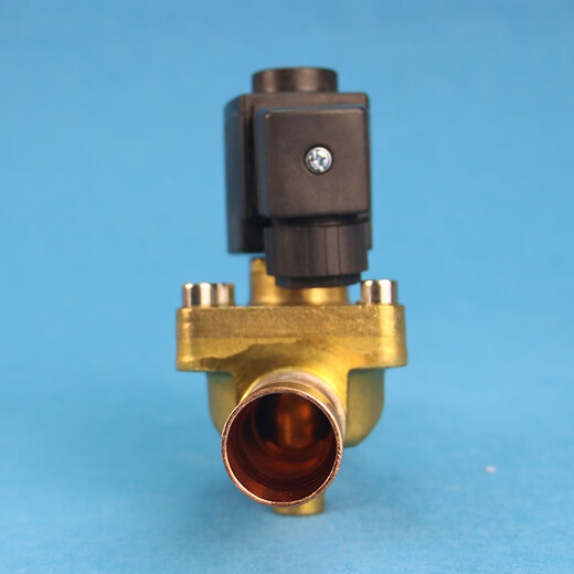 XMSJ Que Panluo Magnetventil Hongsen Kartentyp Magnetventil 10 Serie Kühlpraxis Zwei-Wege-Magnetventil Kühlpraxis Kühlung 1098/7 (22 mm Schweißanschluss 220 V)