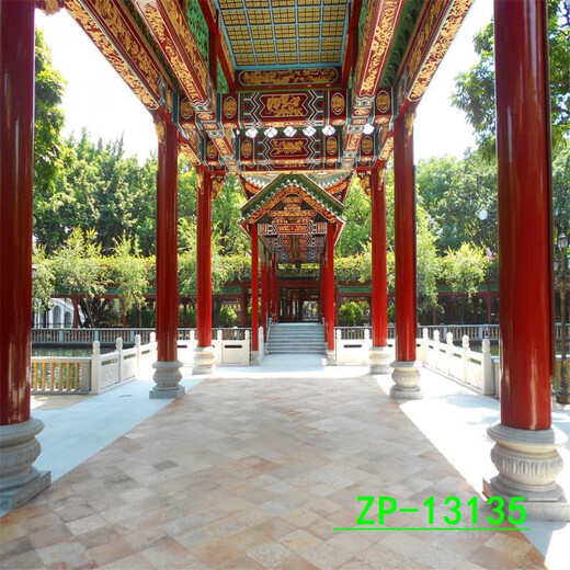 Новый пейзаж Шиджану 3D высокой четкости трехмерный Интернет знаменитость прямая трансляция фон ткань прямая трансляция комната фон стена фото в помещении наружная сцена древний стиль ZP-12609 3 метра в ширину + 2,5 метра в высоту