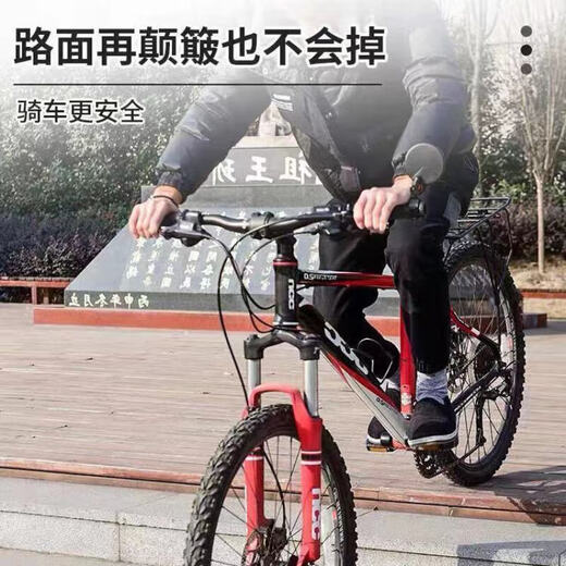 工马电动车后视镜自行车后视镜电瓶车凸面镜单车反光镜山地车后视镜 5.2CM镜面【小号/童车专用】1个