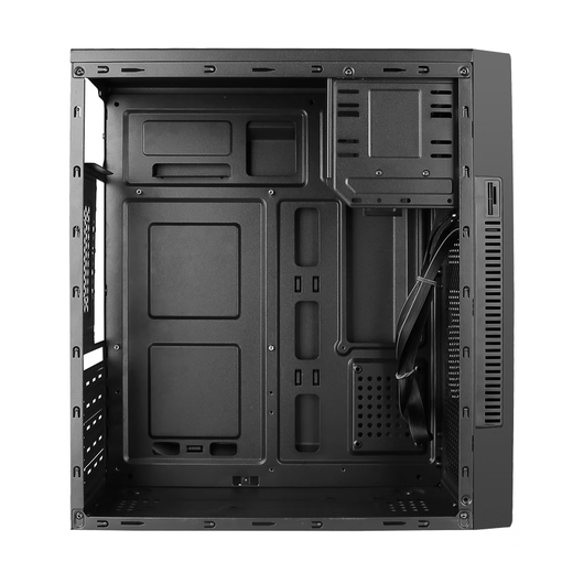 EVESKY N2 black computer case gaming business office computer case/supports ATX motherboard/USB2.0 interface/supports optical drive bay/simple brushed panel N2 case