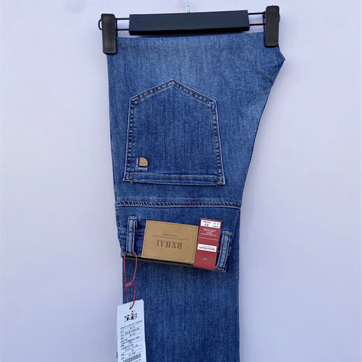Estúpidos niños estúpidos Niños para hombres Pantalones de grasa elástica para hombres C9715 Pantalones de mezclilla de mezclilla 2025 Primavera y verano Nuevo estilo extendido Piernas de grasa recta W7159 Primavera y verano 31 (2 pies 4)