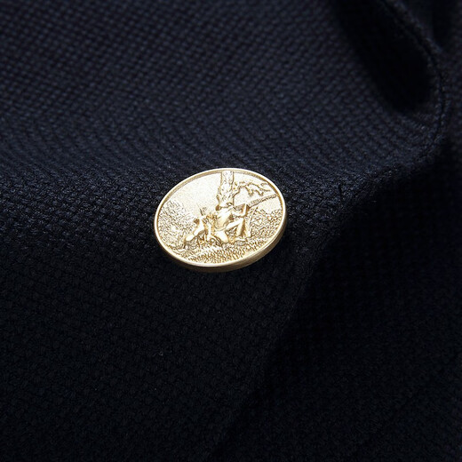 Gieves Charles Tissu importé Bleu en laine en tricot en tricot Business Business Blazer Blazer Men Navy Blue 54 (Ce lien est un lien personnalisé)
