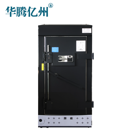 华腾亿州HTYZ-PG型电磁屏蔽机柜 网络服务器保密机柜电磁防泄漏 涉密C级屏蔽柜 G7027A 高1600宽700深1000 27U 带门禁款