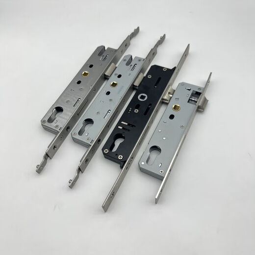 Bridge cassé 8525/9230 SÉRIE PORTE PORTE Double porte Aluminium Alloy Black Black Gol Silver Complete Set High and Low Door Lock Pandée Poignée 60 mm-80 mm avec clé