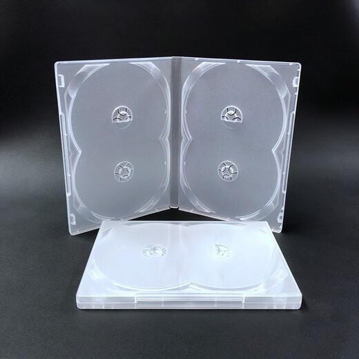 Bojurun Bojurun Multi-disc CD box 14 cm DVD disc box CD box Transparent packaging disc shell Multi-piece packaging CD box 10 pieces Black single-piece packaging (10 pieces)